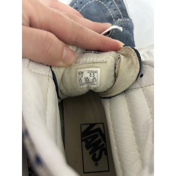 Vans 507698 unisex Aztec Pattern Canvas hi-top skate Sneakers Size W8.5 Men’s 7 - Picture 9 of 9